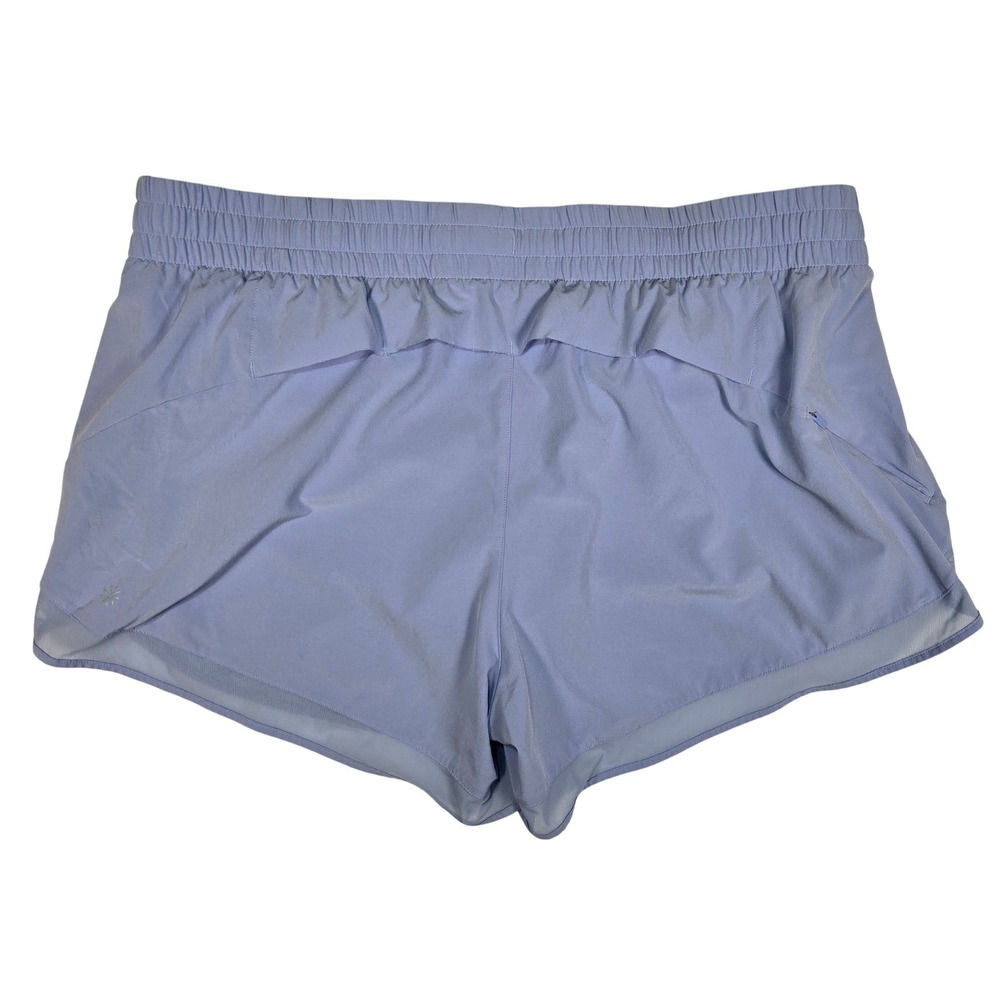 Athleta‎ Mesh Racer Run Short 4" Athletic Lined Periwinkle/ Light Blue Size XL